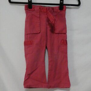 Y2K - BABY GAP - Toddler | 3 years | Faded Red Cotton Cargo Pants